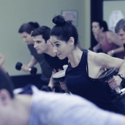 Residential Building Offer Group Fitness Class at FFC