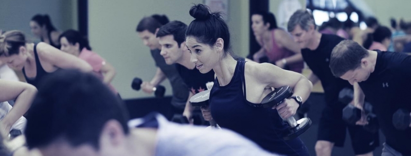 Residential Building Offer Group Fitness Class at FFC