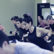 Residential Building Offer Group Fitness Class at FFC