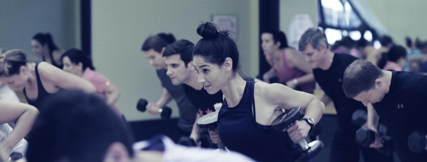 Residential Building Offer Group Fitness Class at FFC