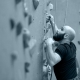 Man climbing FFC wall.
