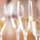 Glasses of prosecco