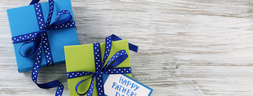 Image of Father's Day gifts on a table