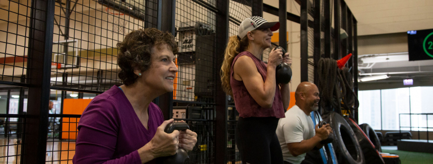 Members of FFC Park Ridge working out