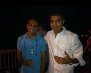 Sohail an FFC trainer poses with his brother Samir