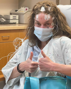 Hannah Pintea FFC Oak Park instructor in hospital