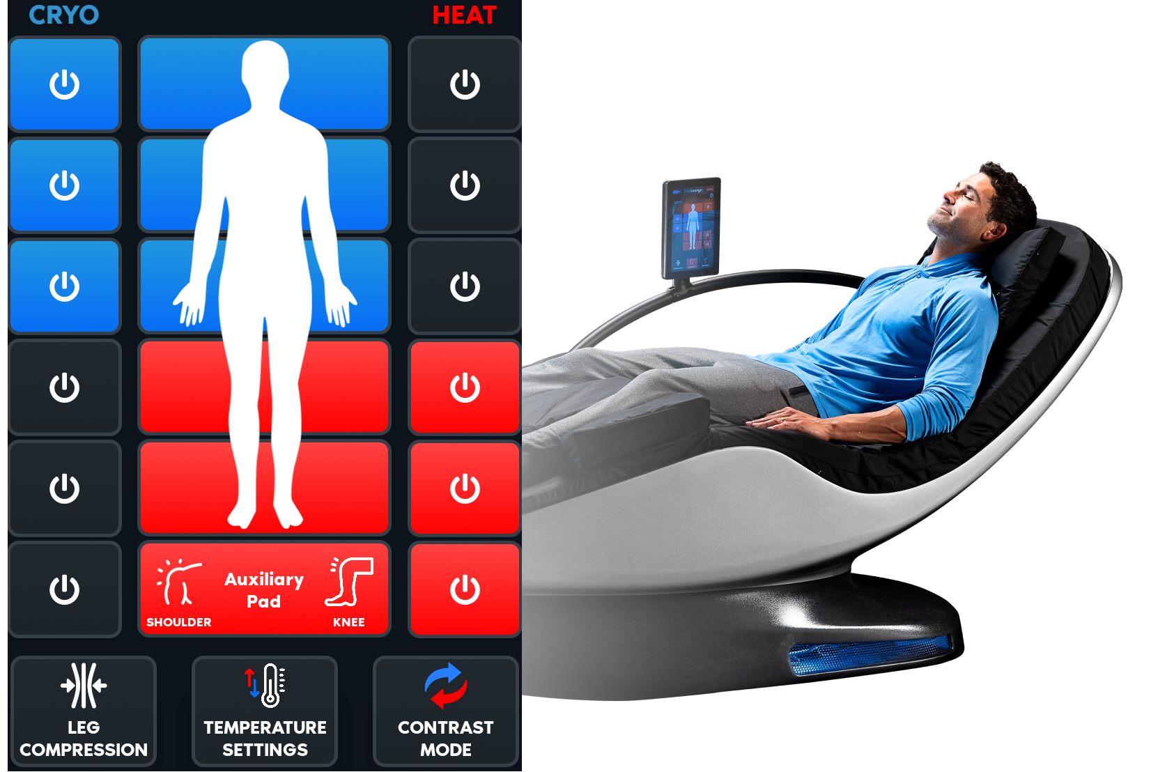 member using the Cryo chair in the ffc recovery lounge for post workout recovery.jpg