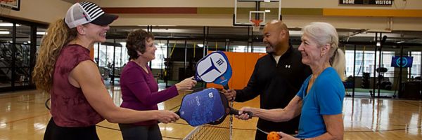 Pickleball play at FFC