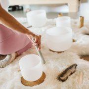 Sound bath for relaxation