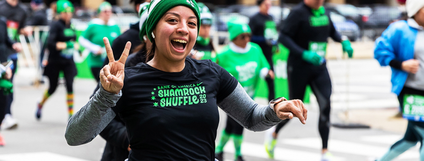 Shamrock shuffle Chicago participant
