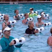 Hydro fit group fitness class