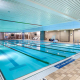 Indoor Pool with Swim Lanes at the FFC West Loop.