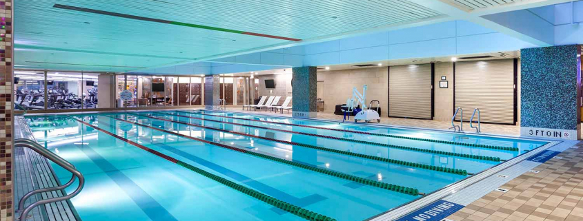 Indoor Pool with Swim Lanes at the FFC West Loop.