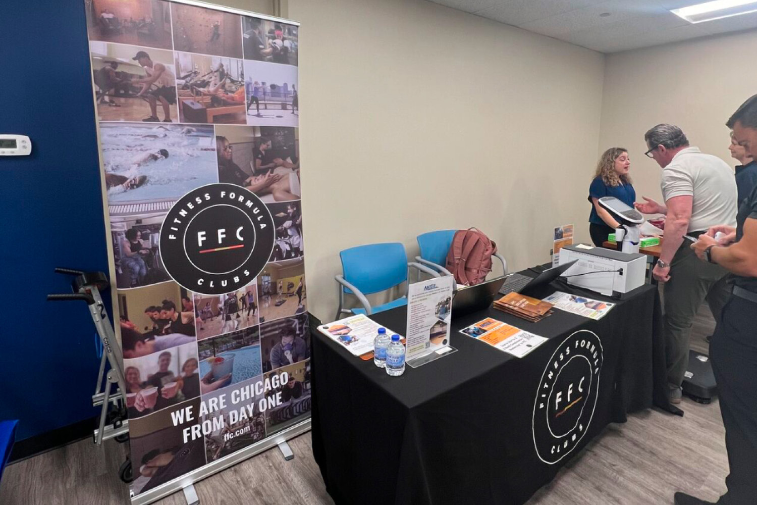 Wellfit Banner and Wellfit Tabling Event
