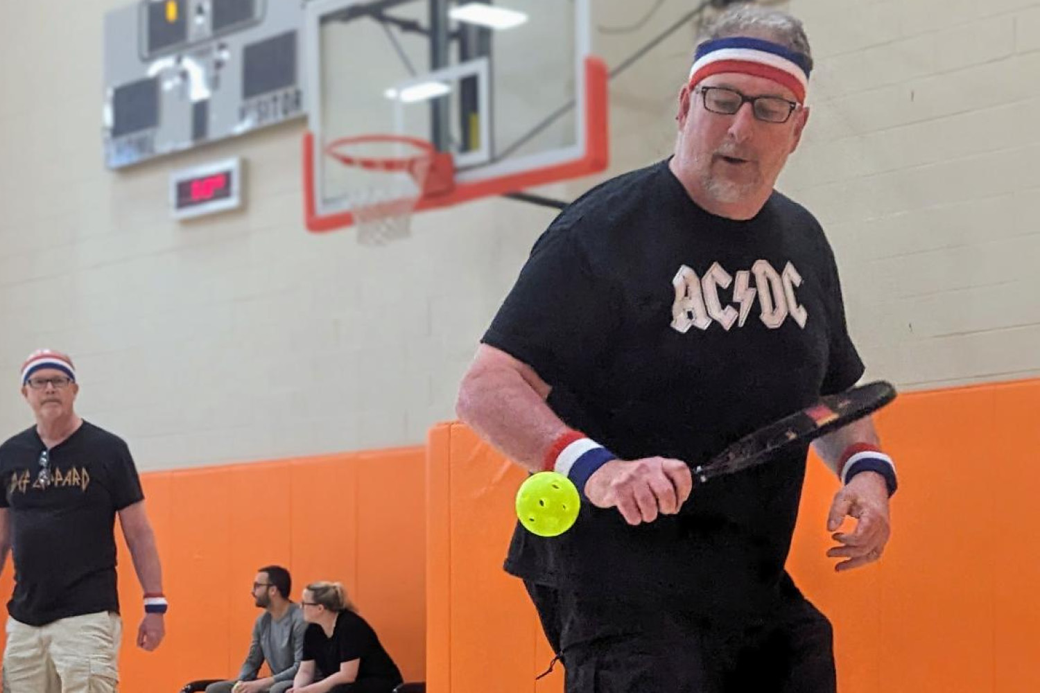 Member playing Pickleball at FFC Park Ridge