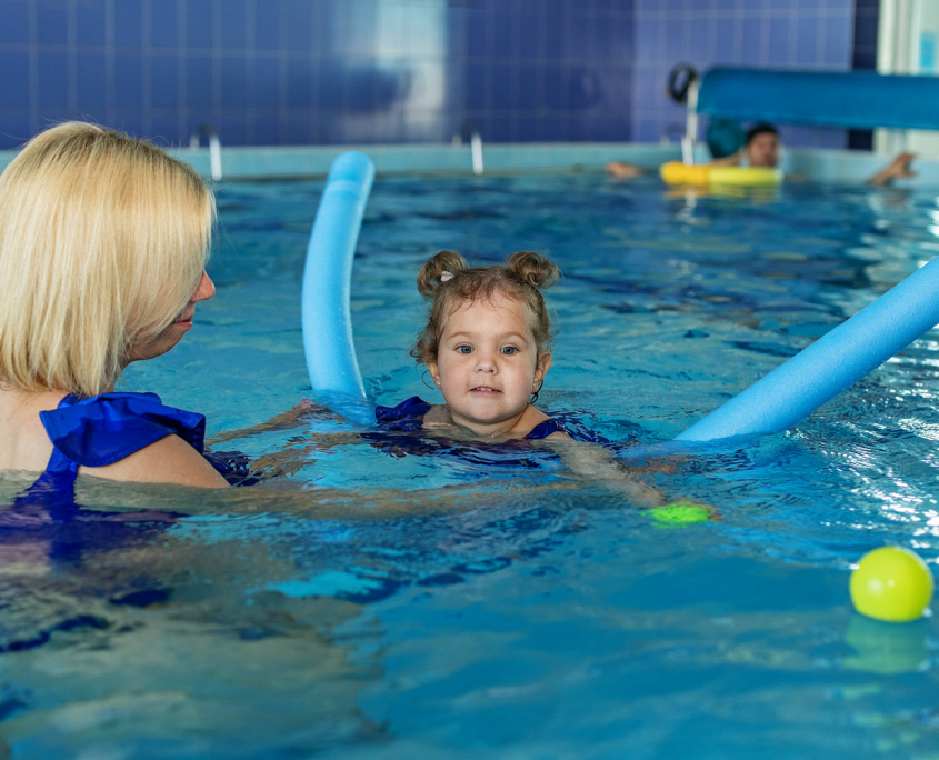 Stock Photo of AquaBabies Swim Lessons