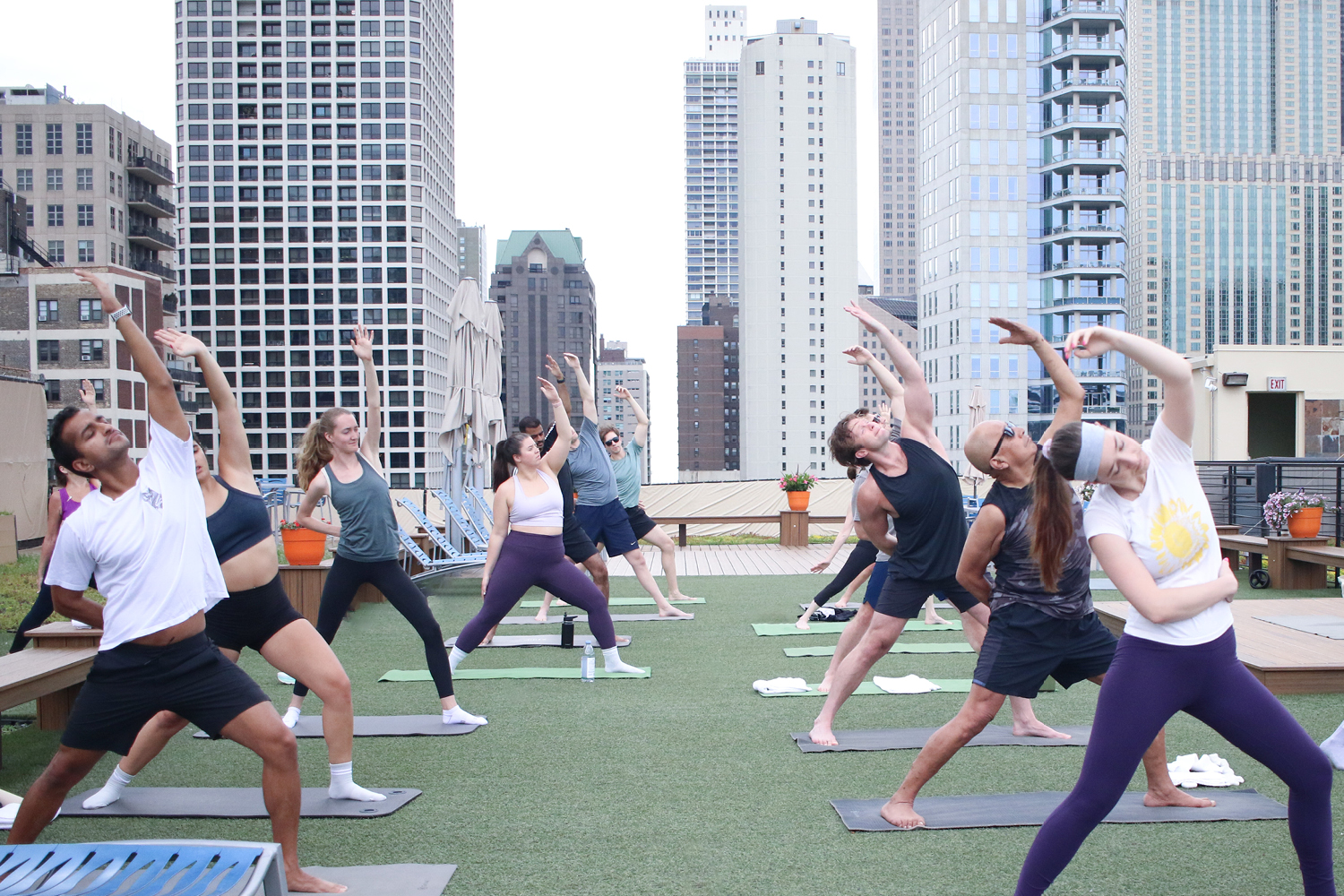 Vinyasa Yoga on Gold Coast's rooftop