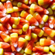 A photo of candy corn for Halloween